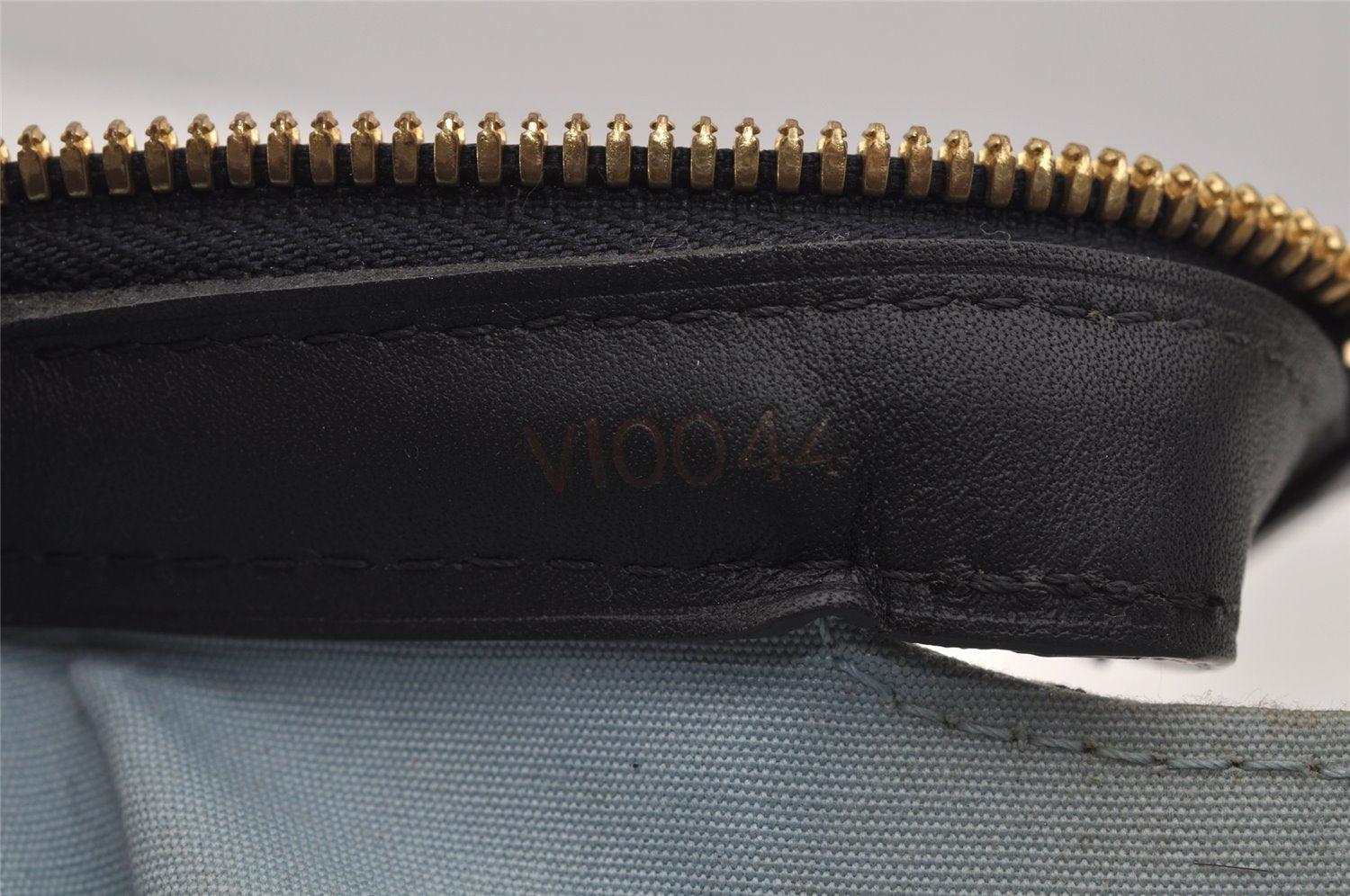 Authentic Louis Vuitton Monogram Mini Josephine GM Hand Bag Blue M92211 LV 4868J