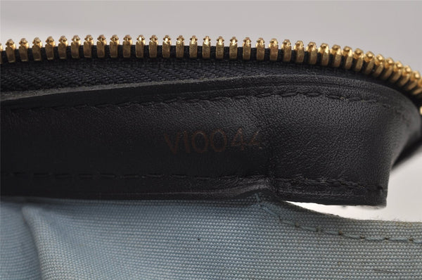 Authentic Louis Vuitton Monogram Mini Josephine GM Hand Bag Blue M92211 LV 4868J