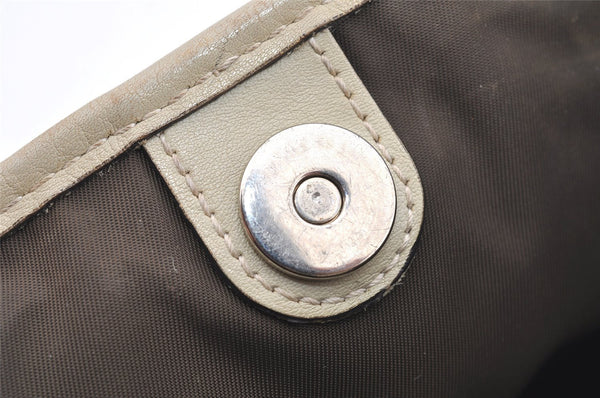 Authentic GUCCI Children's GG PVC Leather Tote Hand Bag Purse 297557 Brown 4869I