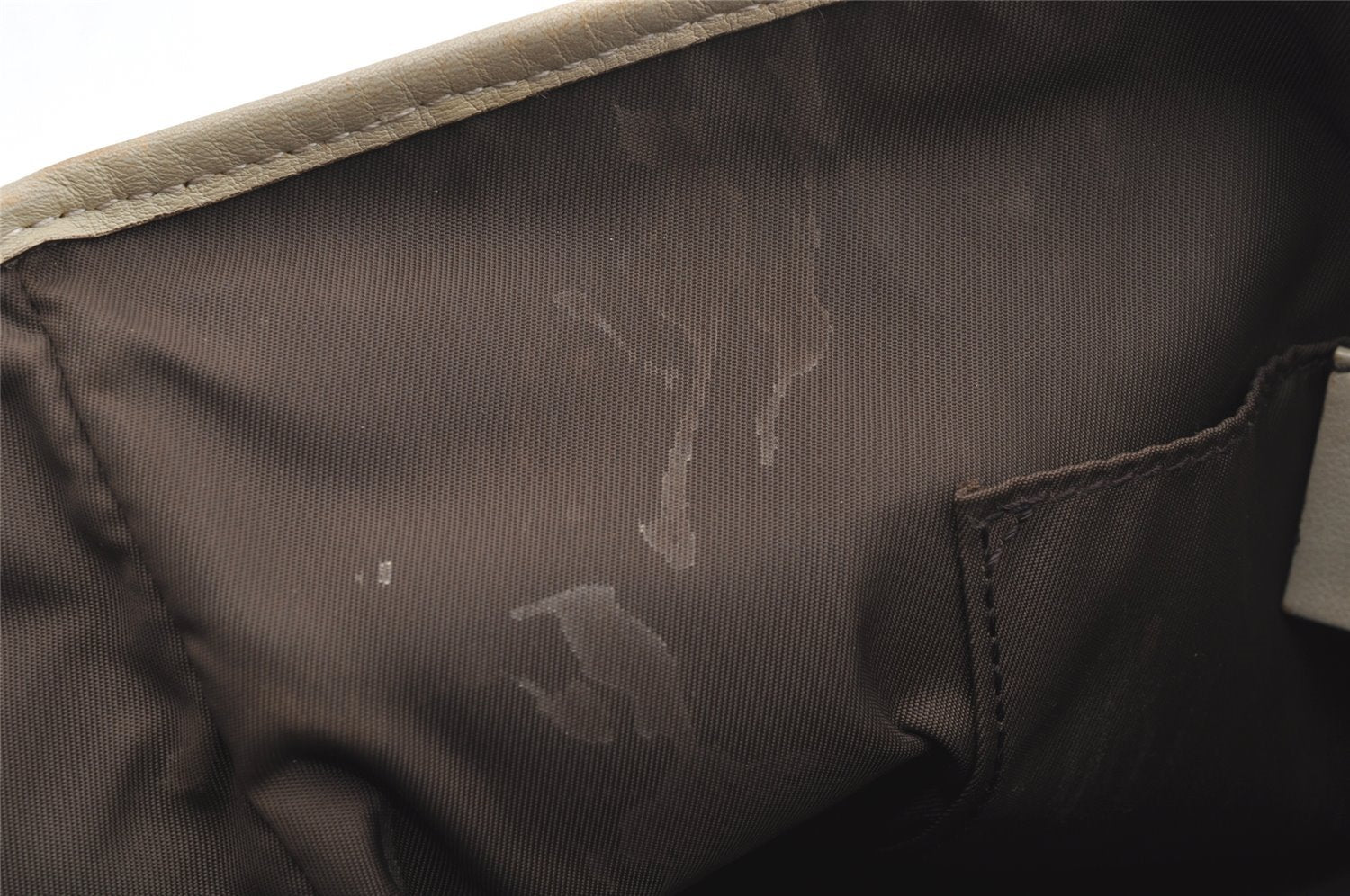 Authentic GUCCI Children's GG PVC Leather Tote Hand Bag Purse 297557 Brown 4869I