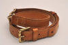 Authentic Louis Vuitton Leather Shoulder Strap Beige 35.8-42.5" LV 4872J