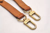 Authentic Louis Vuitton Leather Shoulder Strap Beige 35.8-42.5" LV 4872J