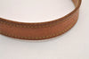 Authentic Louis Vuitton Leather Shoulder Strap Beige 35.8-42.5" LV 4872J