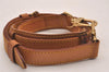 Authentic Louis Vuitton Leather Shoulder Strap Beige 40.2-46.9" LV 4873J