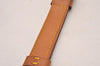 Authentic Louis Vuitton Leather Shoulder Strap Beige 40.2-46.9" LV 4873J