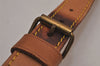 Authentic Louis Vuitton Leather Shoulder Strap Beige 40.2-46.9" LV 4873J