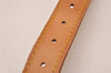 Authentic Louis Vuitton Leather Shoulder Strap Beige 40.2-46.9" LV 4873J