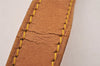 Authentic Louis Vuitton Leather Shoulder Strap Beige 40.2-46.9" LV 4873J