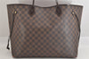 Authentic Louis Vuitton Damier Neverfull GM Shoulder Tote Bag N51106 Junk 4873M