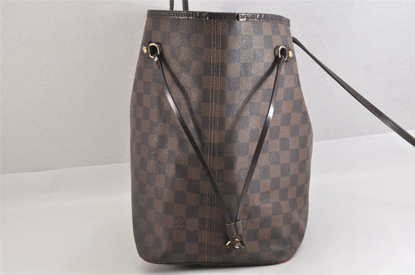 Authentic Louis Vuitton Damier Neverfull GM Shoulder Tote Bag N51106 Junk 4873M
