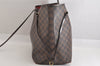 Authentic Louis Vuitton Damier Neverfull GM Shoulder Tote Bag N51106 Junk 4873M