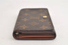 Auth Louis Vuitton Monogram Porte Monnaie Billets Tresor Wallet M61730 LV 4874K