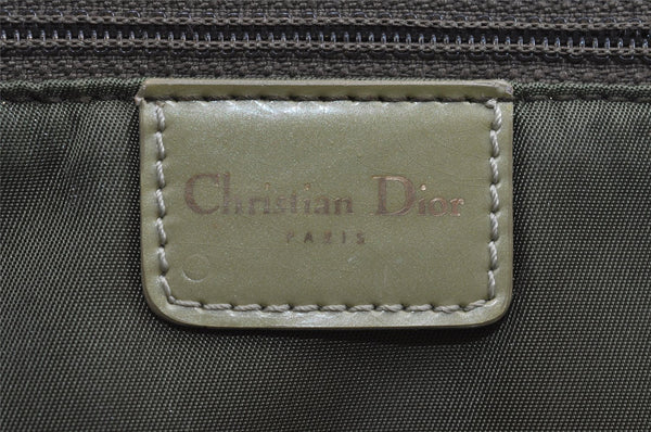 Authentic Christian Dior Maris Pearl Shoulder Bag Unborn Calf Leather Pink 4876J