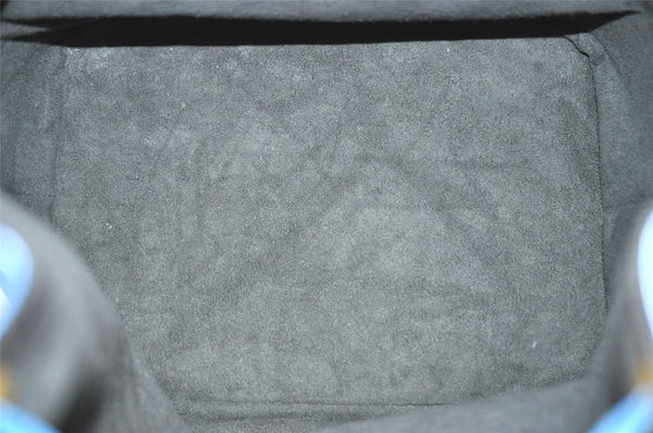 Authentic Louis Vuitton Epi Noe Shoulder Drawstring Bag Blue M44005 LV 4878I