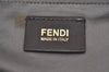 Authentic FENDI Mamma Baguette Vintage Shoulder Hand Bag Leather Gray 4878J