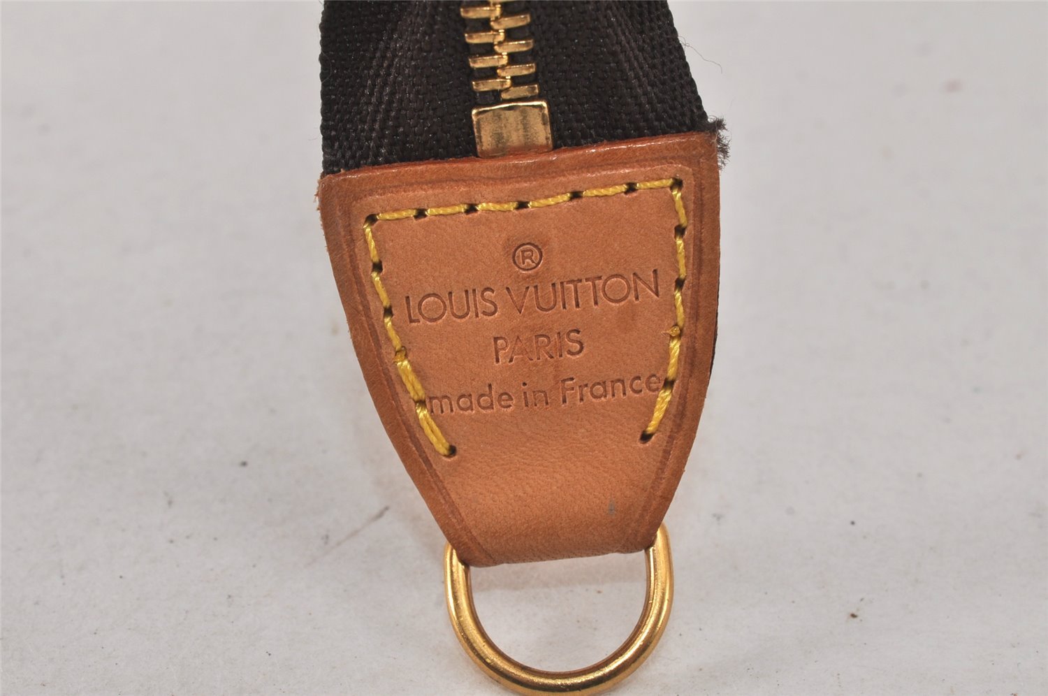 Authentic Louis Vuitton Monogram Pouch For Bucket GM LV 4878K