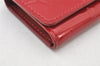 Authentic Louis Vuitton Vernis Multicles 4 Four Hooks Key Case M91976 Red 4879K