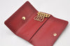 Authentic Louis Vuitton Vernis Multicles 4 Four Hooks Key Case M91976 Red 4879K