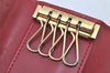 Authentic Louis Vuitton Vernis Multicles 4 Four Hooks Key Case M91976 Red 4879K