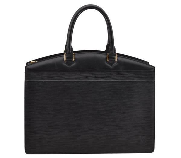 Authentic Louis Vuitton Epi Riviera Hand Bag Black M48182 LV 4883J
