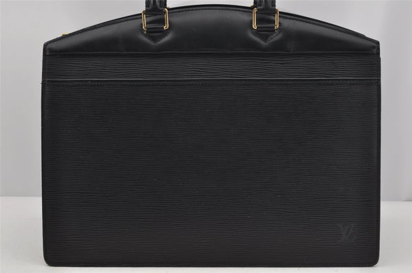 Authentic Louis Vuitton Epi Riviera Hand Bag Black M48182 LV 4883J
