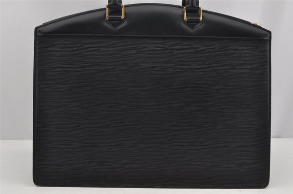 Authentic Louis Vuitton Epi Riviera Hand Bag Black M48182 LV 4883J