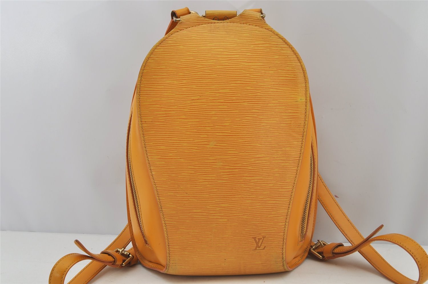 Authentic Louis Vuitton Epi Mabillon Backpack Yellow M52239 LV 4884J