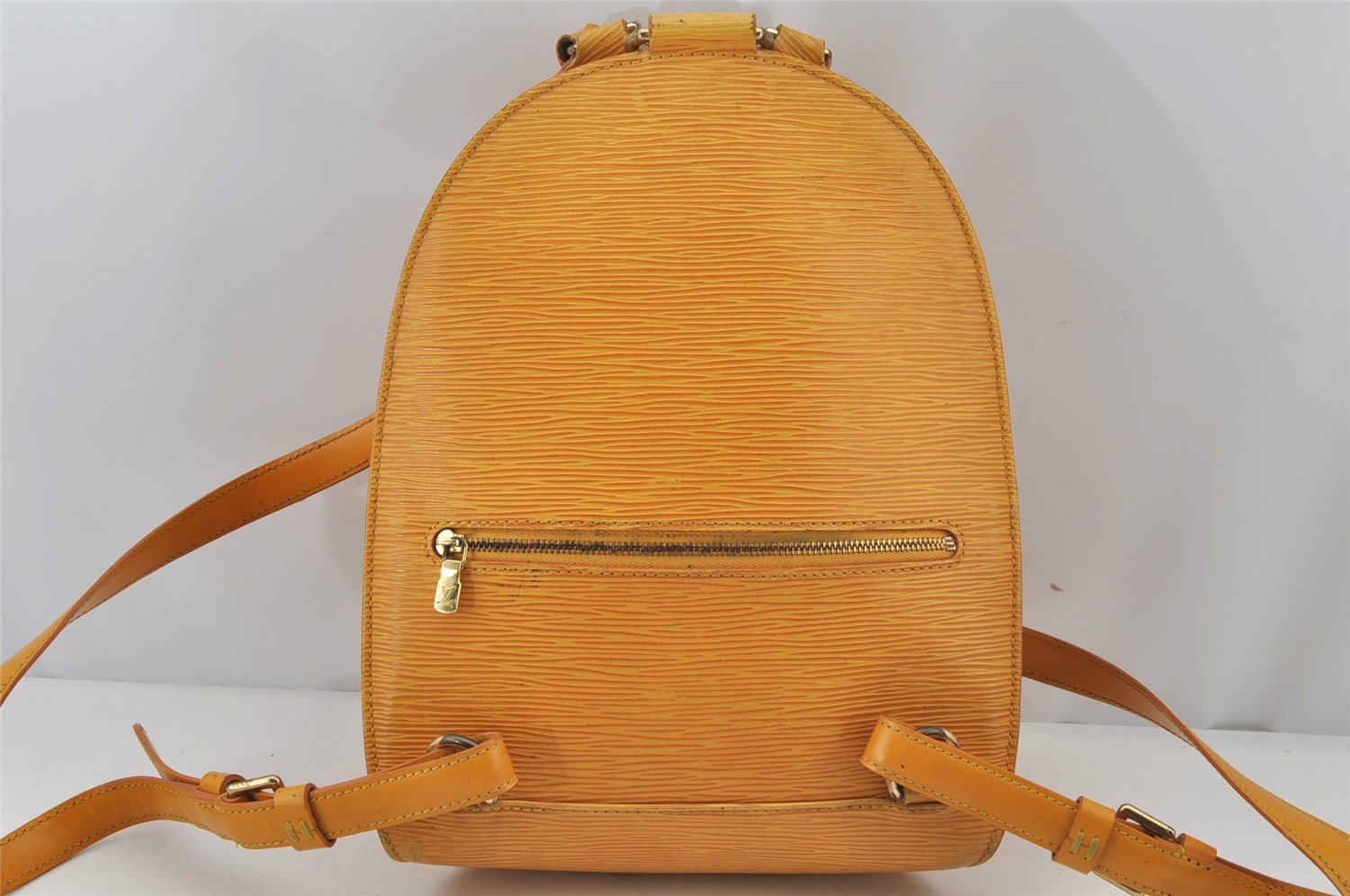 Authentic Louis Vuitton Epi Mabillon Backpack Yellow M52239 LV 4884J