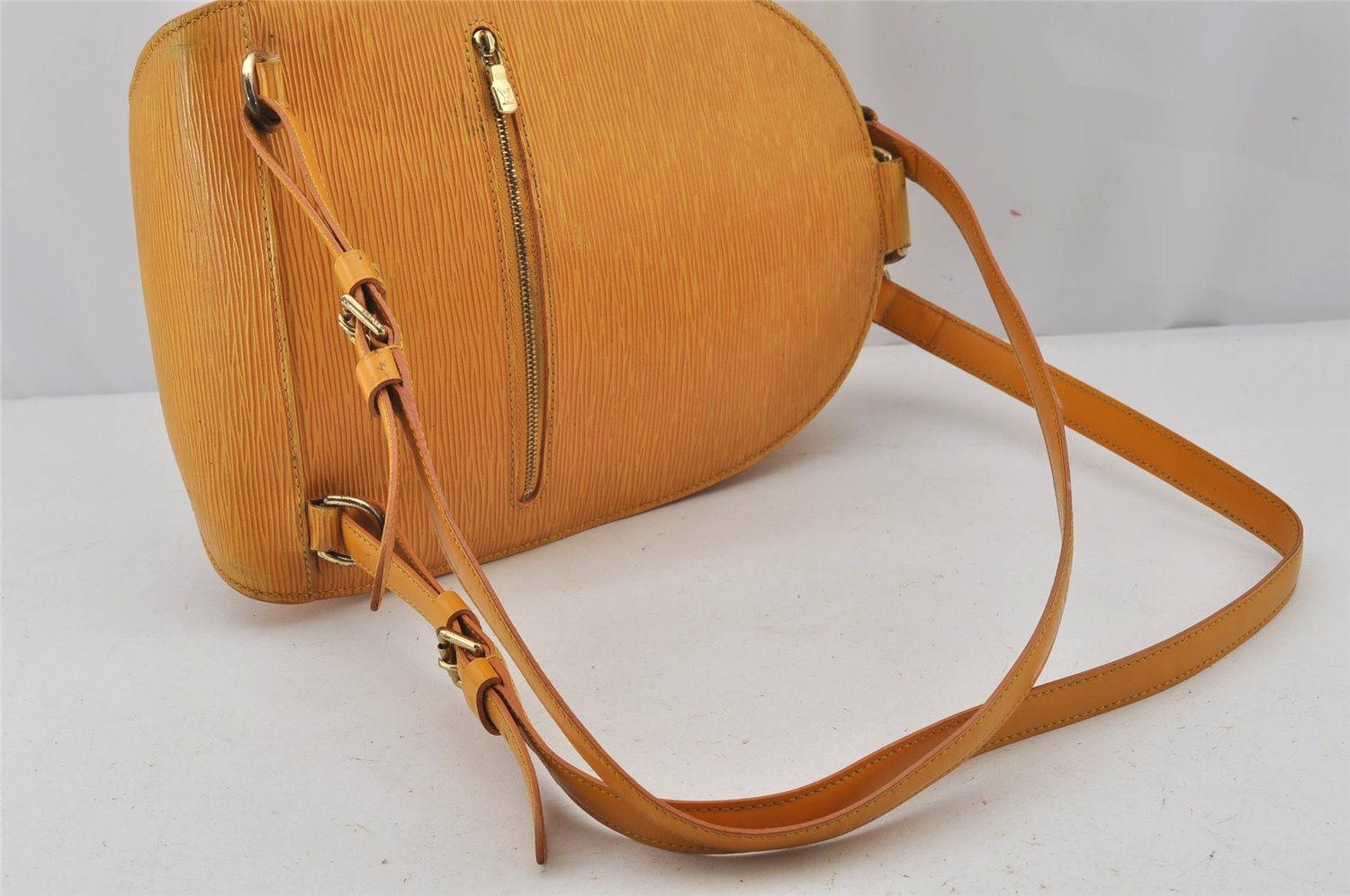 Authentic Louis Vuitton Epi Mabillon Backpack Yellow M52239 LV 4884J