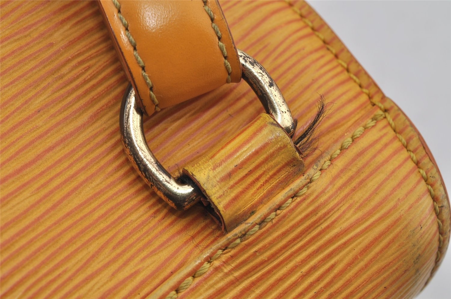 Authentic Louis Vuitton Epi Mabillon Backpack Yellow M52239 LV 4884J