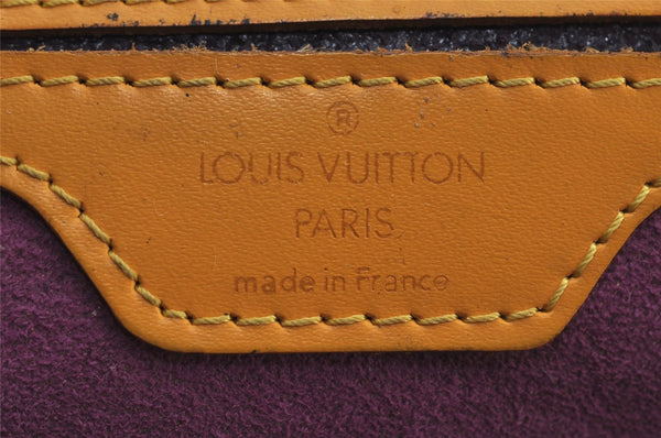 Authentic Louis Vuitton Epi Mabillon Backpack Yellow M52239 LV 4884J
