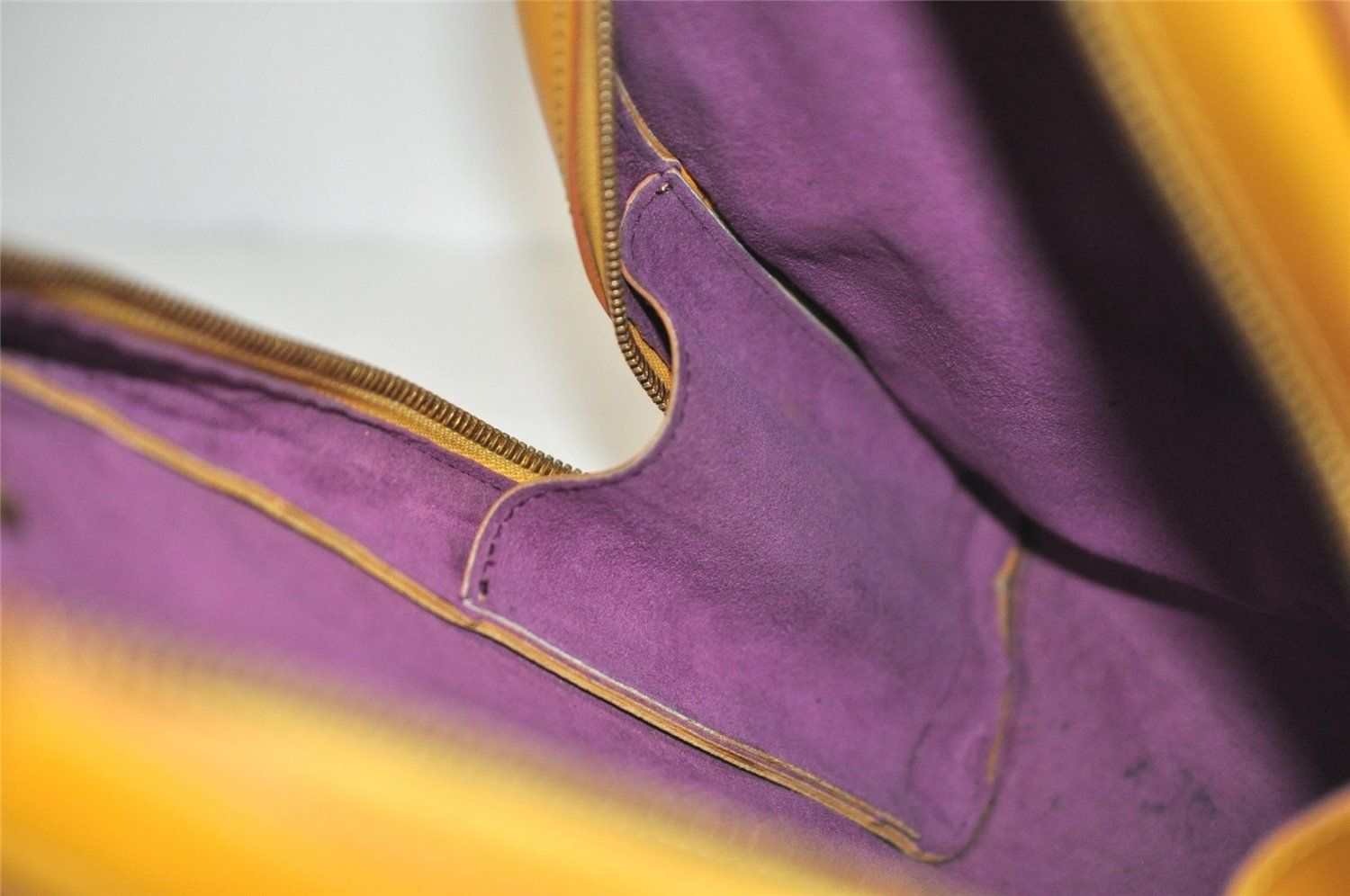 Authentic Louis Vuitton Epi Mabillon Backpack Yellow M52239 LV 4884J