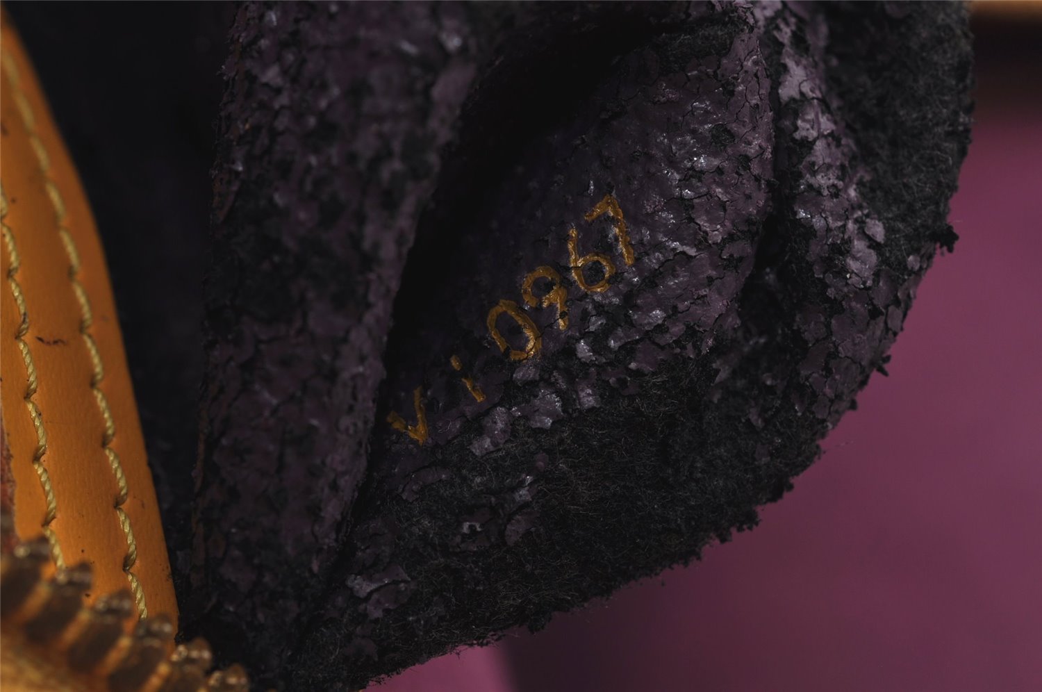 Authentic Louis Vuitton Epi Mabillon Backpack Yellow M52239 LV 4884J