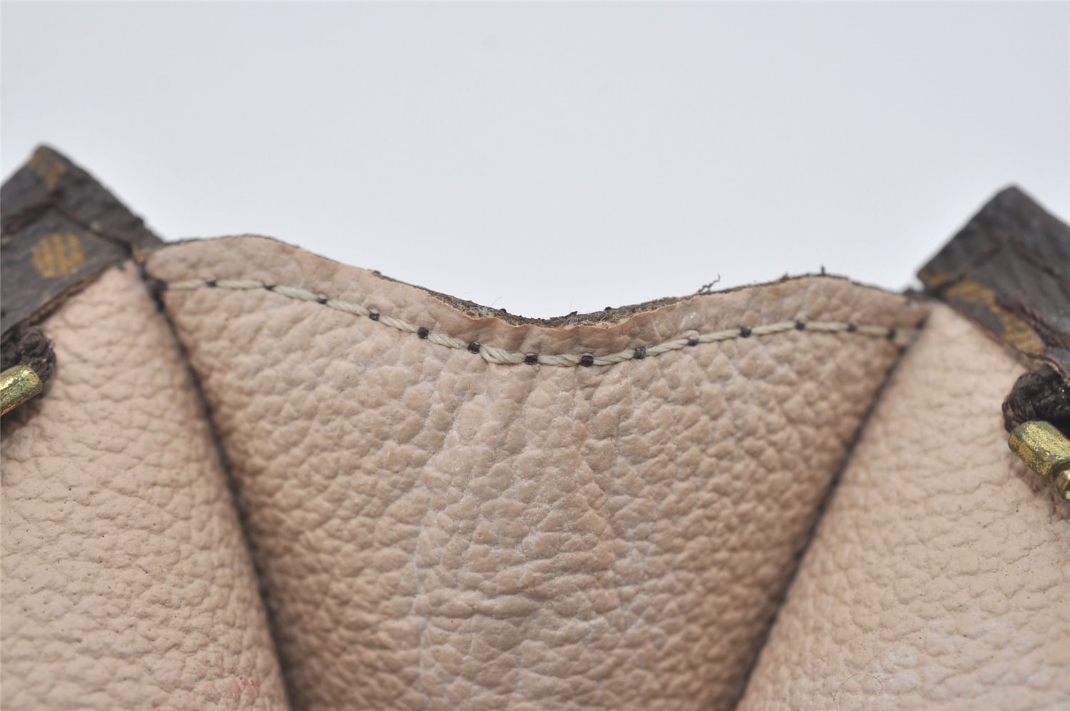 Authentic Louis Vuitton Monogram Pouch For Bucket PM LV 4886I