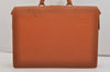Authentic Louis Vuitton Epi Serviette Fermoir Briefcase Brown M54358 LV 4886J