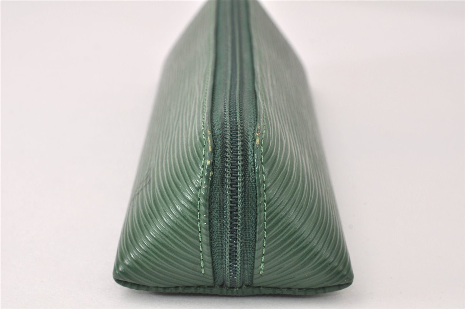 Auth Louis Vuitton Epi Trousse Crayon Pen Case Pouch Green M56544 Junk 4886K