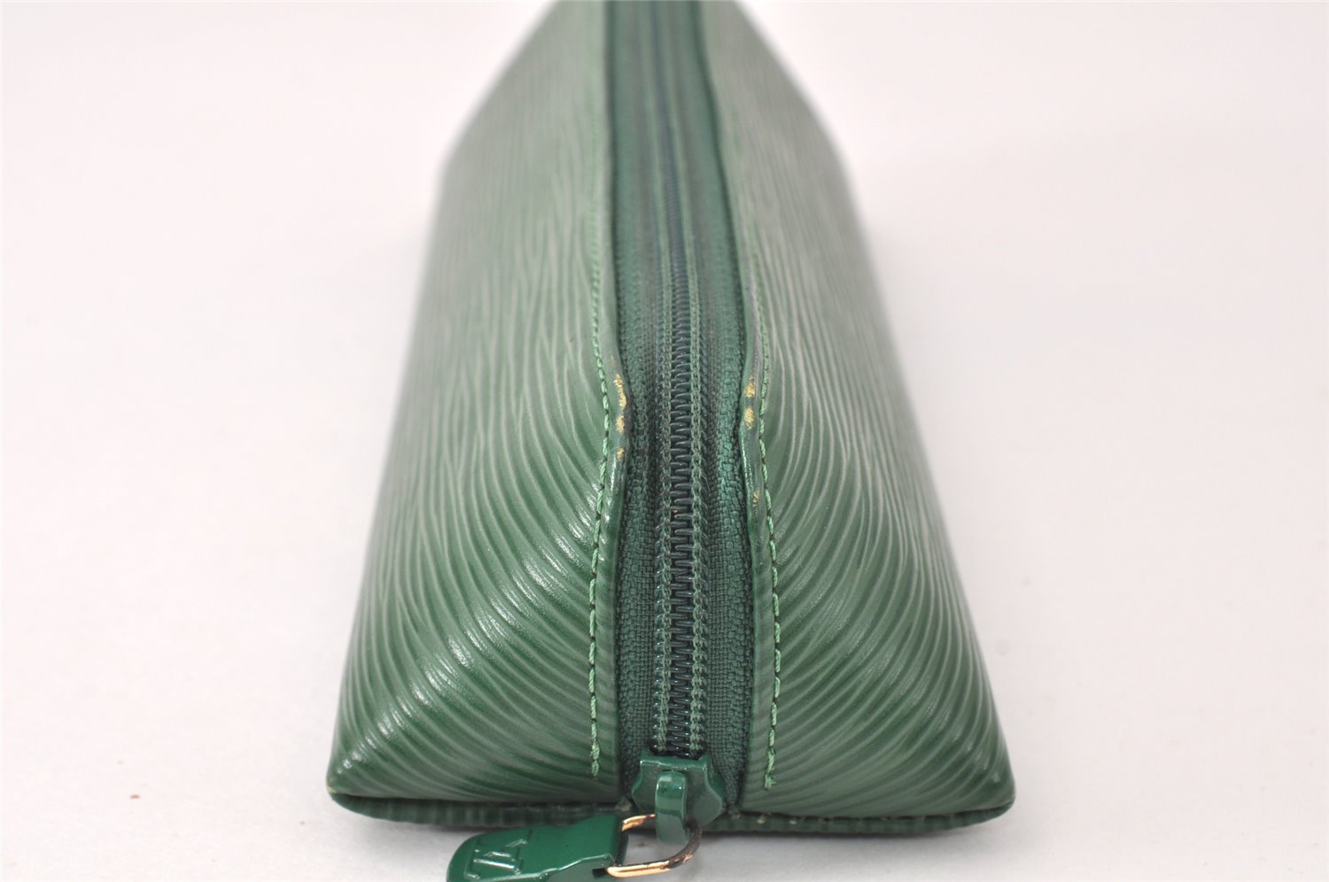 Auth Louis Vuitton Epi Trousse Crayon Pen Case Pouch Green M56544 Junk 4886K
