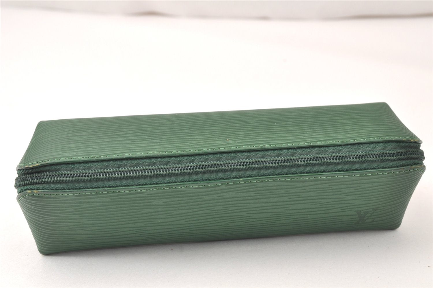 Auth Louis Vuitton Epi Trousse Crayon Pen Case Pouch Green M56544 Junk 4886K