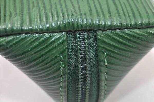 Auth Louis Vuitton Epi Trousse Crayon Pen Case Pouch Green M56544 Junk 4886K