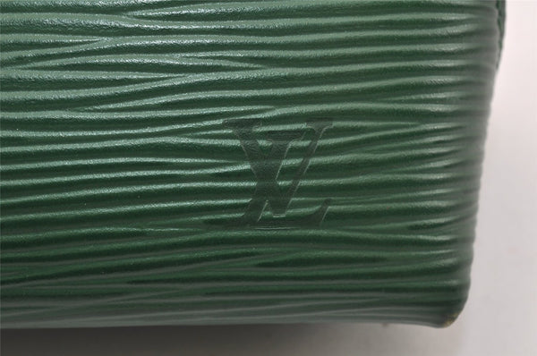 Auth Louis Vuitton Epi Trousse Crayon Pen Case Pouch Green M56544 Junk 4886K