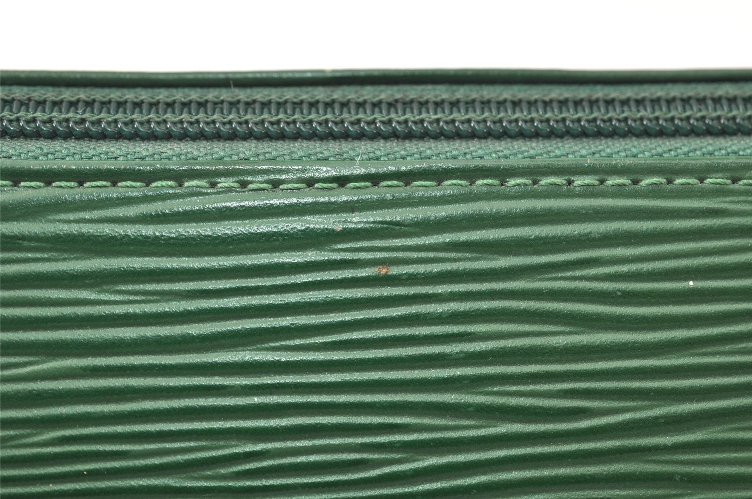 Auth Louis Vuitton Epi Trousse Crayon Pen Case Pouch Green M56544 Junk 4886K