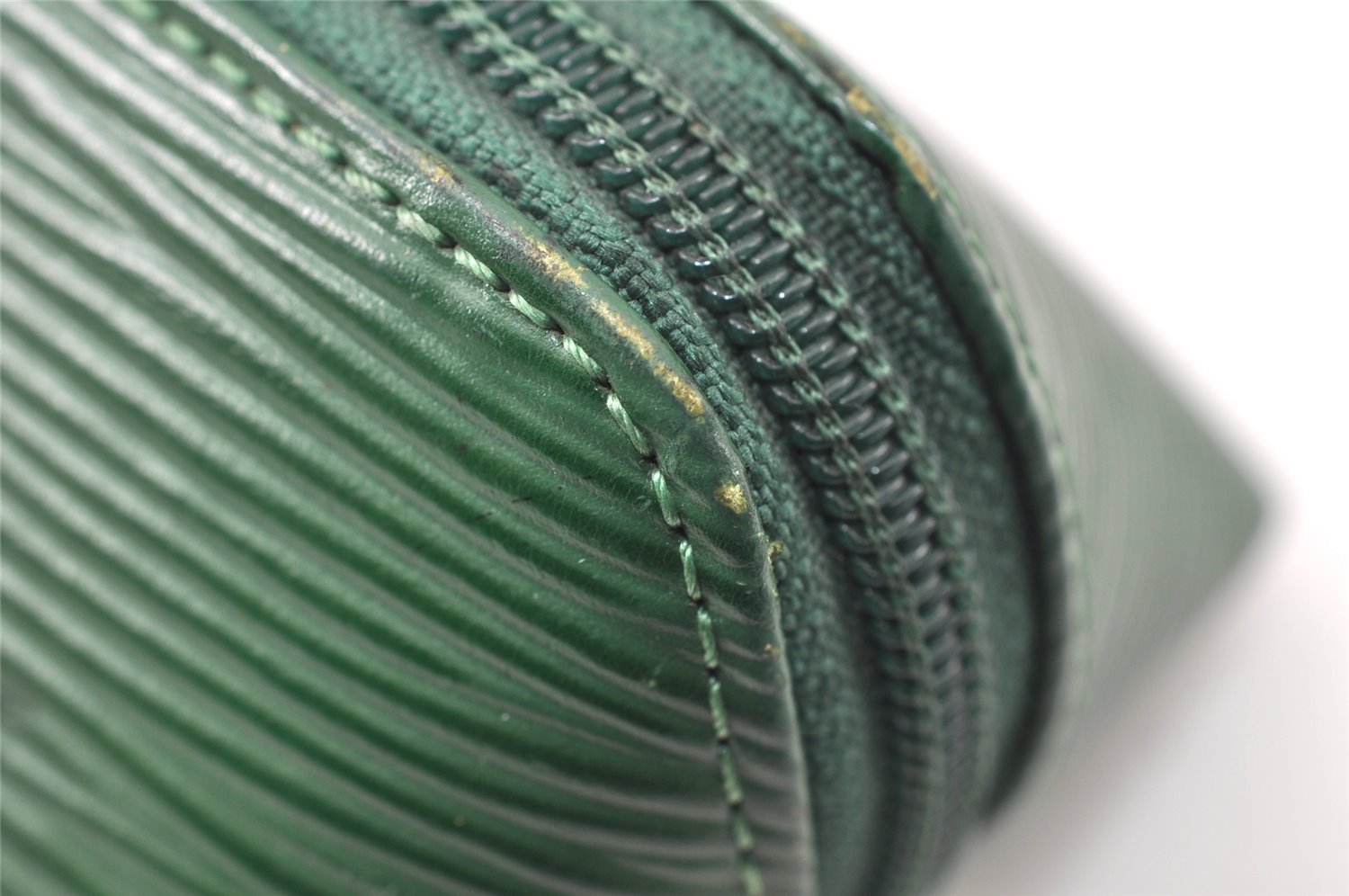 Auth Louis Vuitton Epi Trousse Crayon Pen Case Pouch Green M56544 Junk 4886K