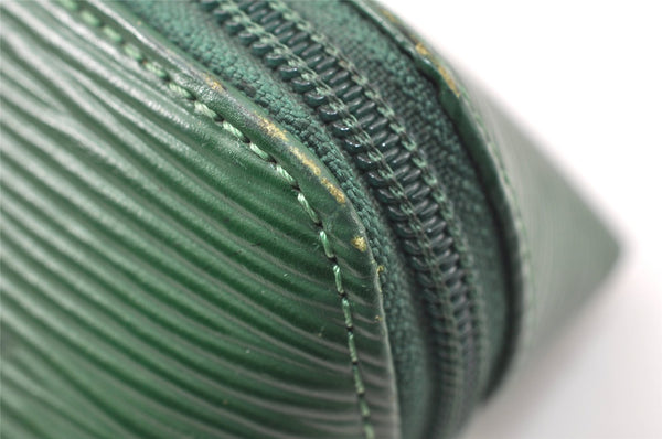 Auth Louis Vuitton Epi Trousse Crayon Pen Case Pouch Green M56544 Junk 4886K