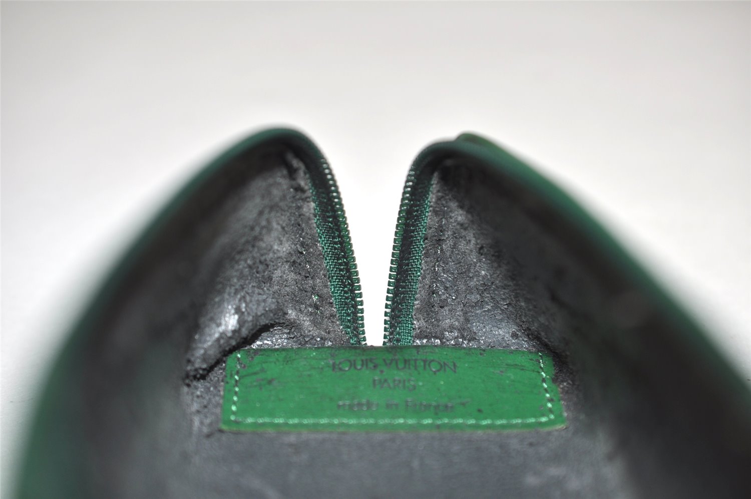 Auth Louis Vuitton Epi Trousse Crayon Pen Case Pouch Green M56544 Junk 4886K