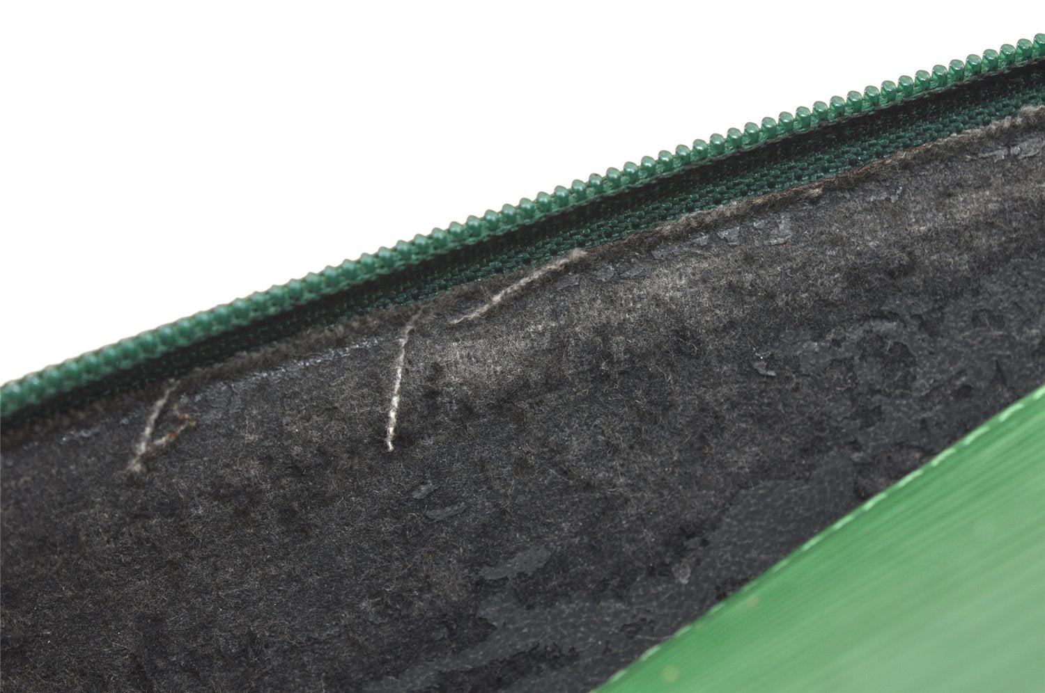 Auth Louis Vuitton Epi Trousse Crayon Pen Case Pouch Green M56544 Junk 4886K