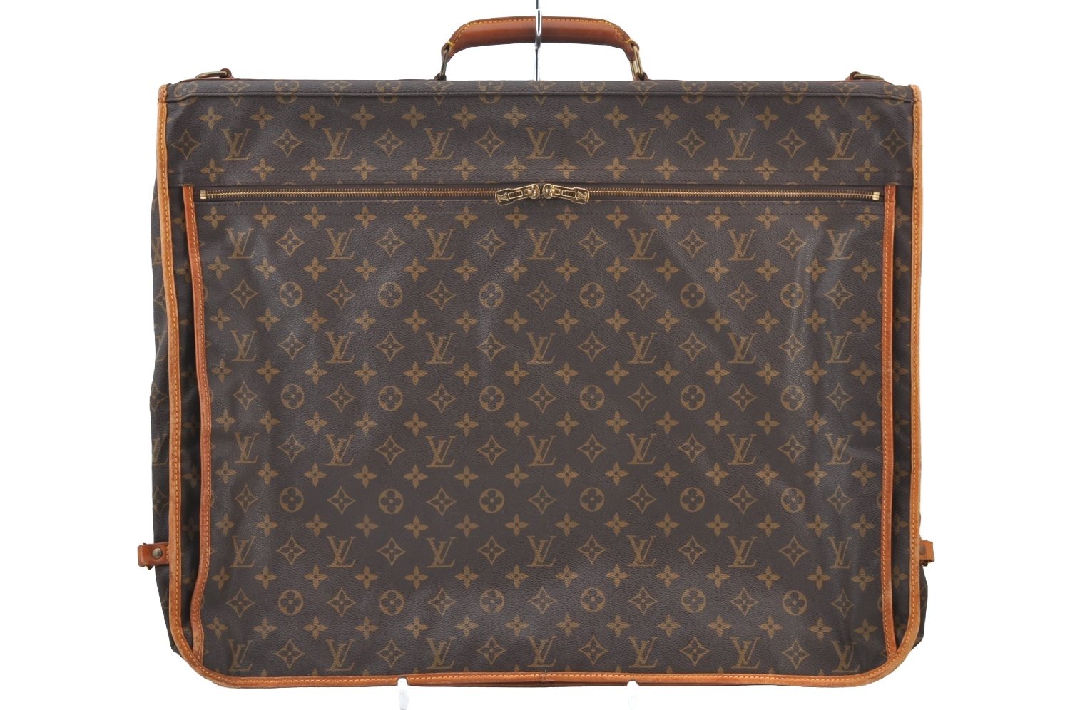 Auth Louis Vuitton Monogram Portable Cabine Garment Bag Hangers Travel LV 4888J