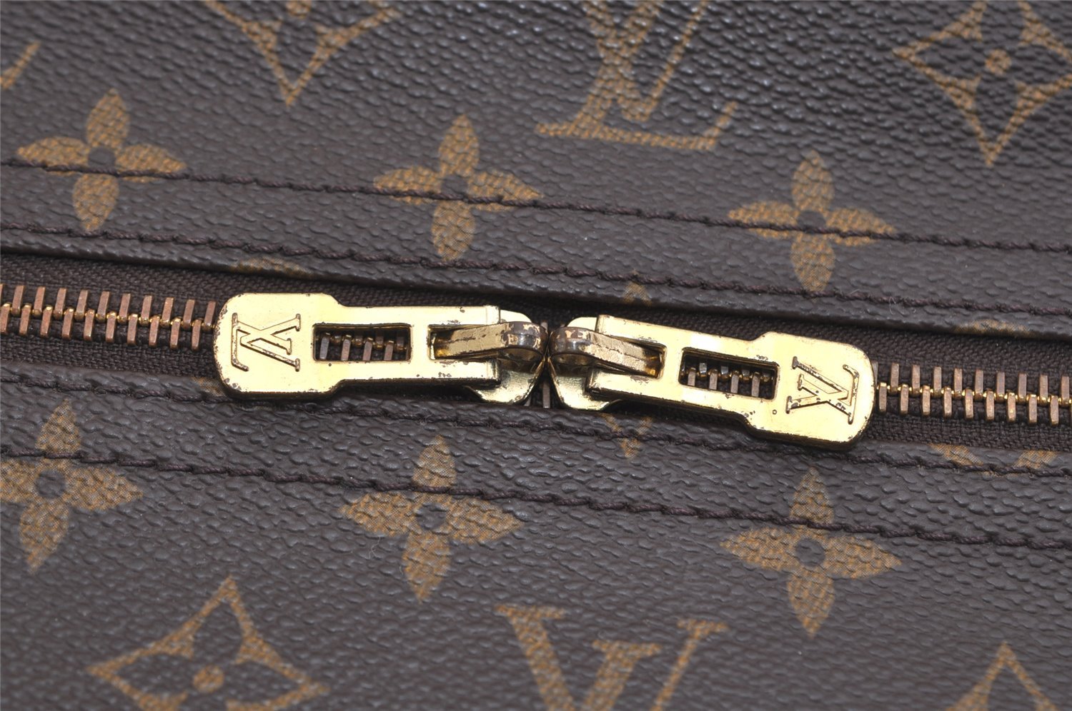 Auth Louis Vuitton Monogram Portable Cabine Garment Bag Hangers Travel LV 4888J