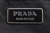 Authentic PRADA Vintage Nylon Tessuto Leather Shoulder Tote Bag Black Junk 4889J