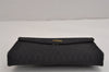 Authentic Christian Dior Honeycomb Shoulder Bag Canvas Leather Black 4891J