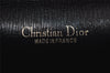 Authentic Christian Dior Honeycomb Shoulder Bag Canvas Leather Black 4891J